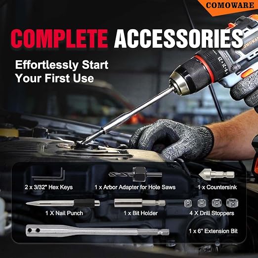 COMOWARE 246 Pcs Drill Bit Set - Image 6