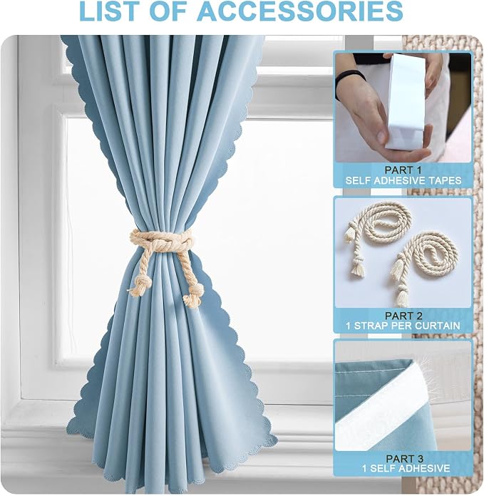 Self Adhesive Curtains, No Drilling Rodless Design - Image 6