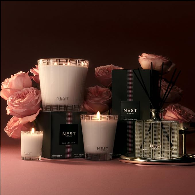 NEST New York Scented Classic Candle, Rose Noir & Oud - Image 6