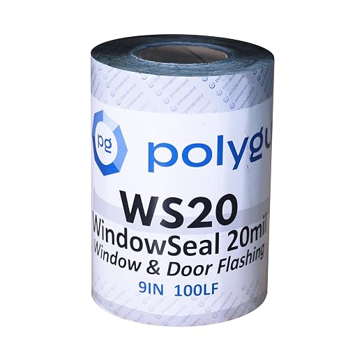 POLYGUARD WindowSeal Window and Door Flashing Tape, 9 in x 100 ft Roll by POLYGUARD