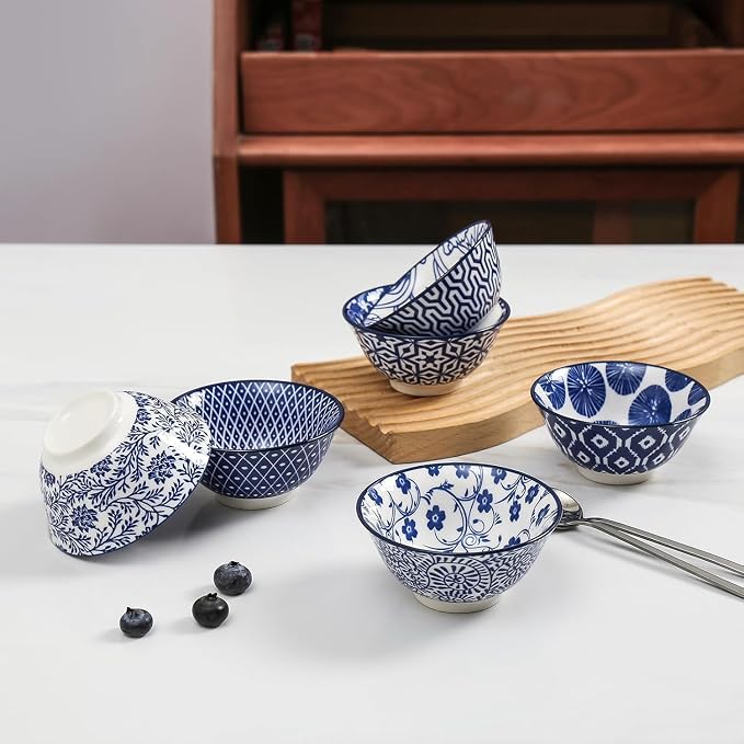 Selamica Ceramic Mini Bowl Set, 4 oz Dipping Bowls - Image 4