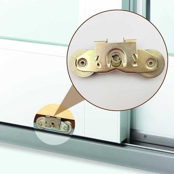 2 Pack Gliding Patio Door Tandem Roller Assembly Fits - Image 4