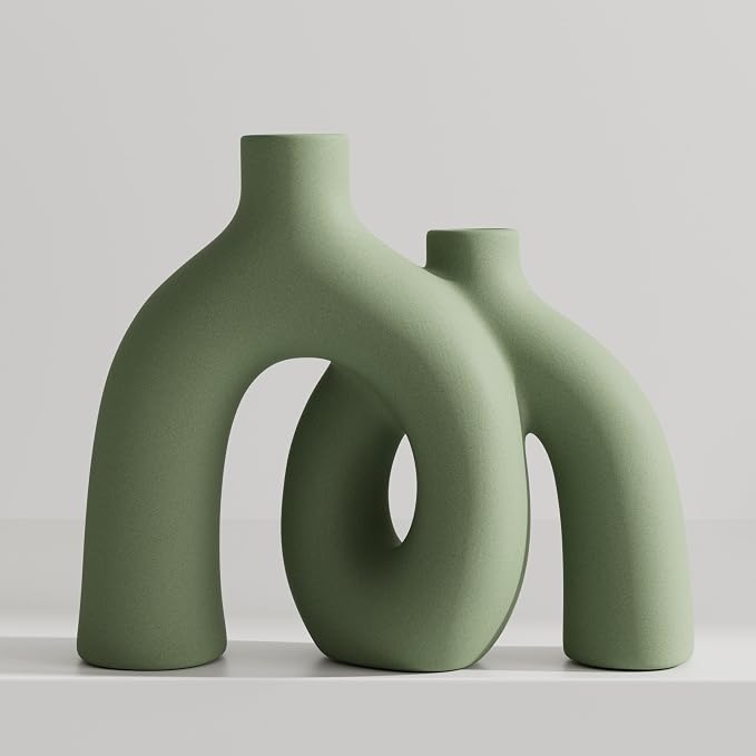 Hug Donut Decorative Vase Set by Jonronboci