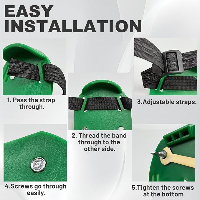 4PCS 9in Spiked Roller for Self-Leveling Concrete | 4PCS 9in spiked rollers for - Image 3