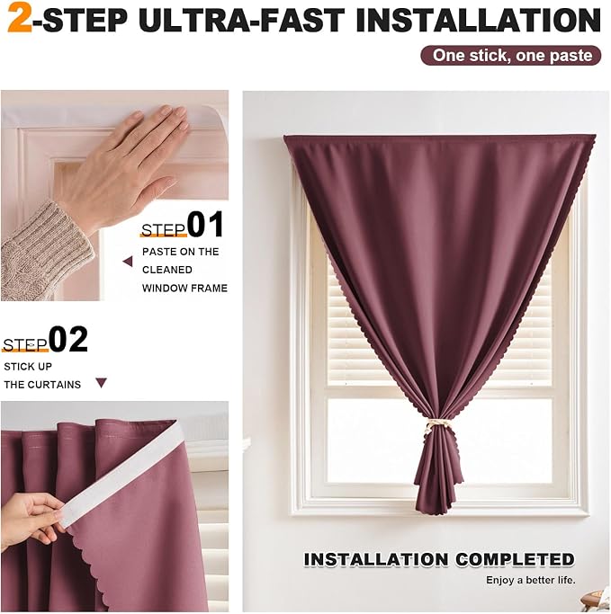 Magic Tape Blackout Curtains - Image 2