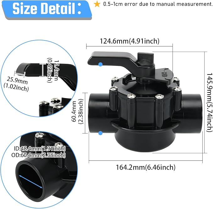 4715 3 Port 1-1/2 to 2-Inch Positive Seal NeverLube Valve Compatible - Image 2