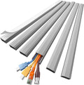 Delamu Grey Cord Hider, 85in Cord Covers by DELAMU