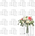 36pcs Glass Vase Cylinder for Centerpieces 4, 6Inch Tall Small Flower Glass by OGEH
