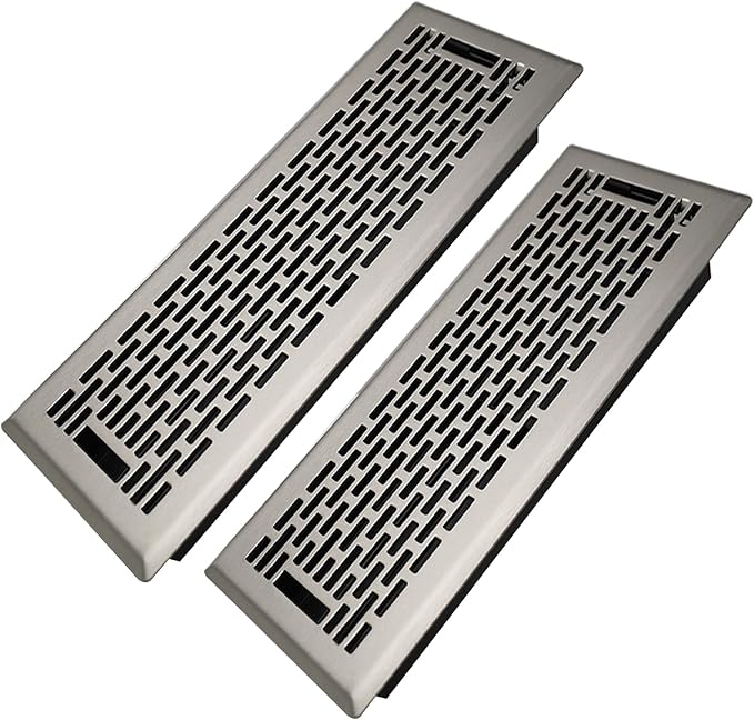 Howeall 4x14 Inches 2 Pack Heavy Duty Walkable Floor Register by Howeall