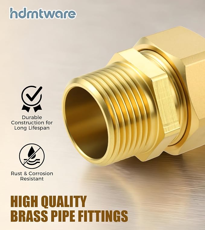 2PCS 3/4" CSST Male NPT Pipe Brass Fitting Gas Pipe Adapter | CSST Tubing - Image 5