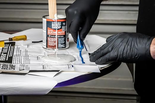 105035 Pro-Grade Glazing Putty for Filling Minor Dings, Scratches and Low Spots - Image 5