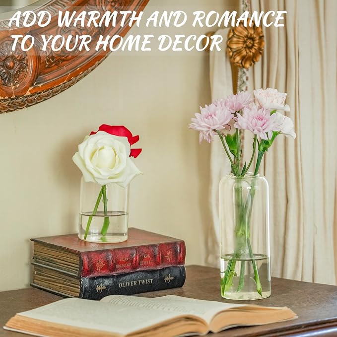 Glass Bud Vases Set of 24 - Image 3
