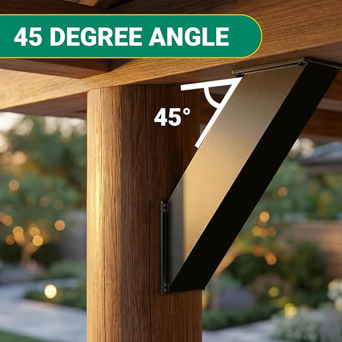 8 PCS 45 Degree Angle Support Bracket - Image 3