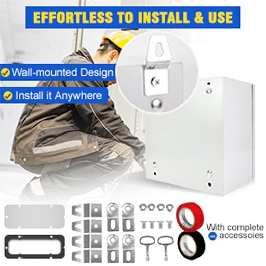 TOCRETOARE Outdoor Electrical Junction Box, Wall Mounted IP66 Waterproof & - Image 4