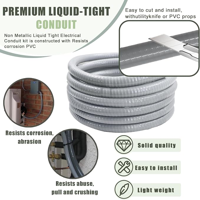 Liquid-Tight Conduit and Connector Kit - Image 3