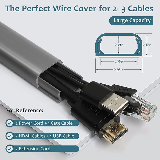Cable Hider Raceway Kit, Wire Hiders - Image 2