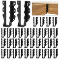 48 Pcs 2"x 8" Joist Hanger|Q235B Carbon Steel | Face Mount Joist by ICokin