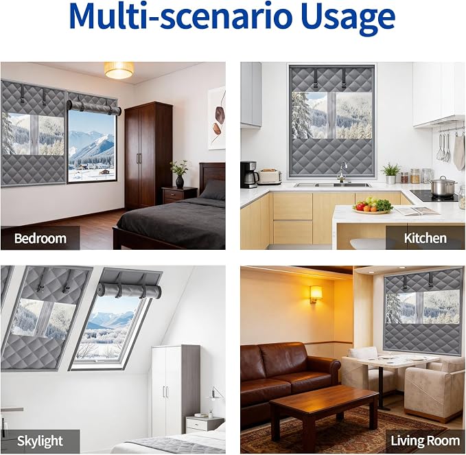 47 x 63 Inch Visible Window Flim Insulation - Image 5