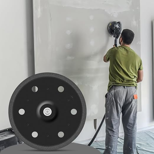 Awutzut 9 Inch 6 Holes Drywall Sander Pad Hook and Loop Backing Pad - Image 5