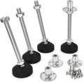 M12 Adjustable Leveling Feet, 4 Pack, 20° Swivel Base by Unknown