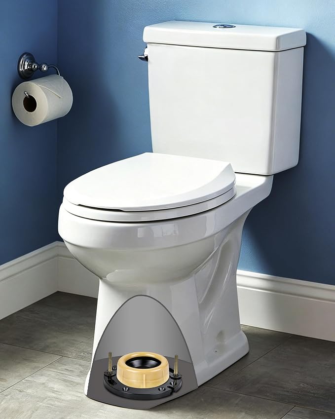 Jamini Toilet Flange Kit with 1.57in Wax Ring – Fix Leaks and Provide Strong - Image 9