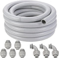 1 Inch Flexible Liquid Tight Conduit 25FT, Non Metallic Electrical Conduit Kit by WYNNsky
