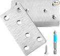 4 Pcs Mending Plate, 3.94 x 1.97 inch Stainless Steel Flat Plates by Anterrific
