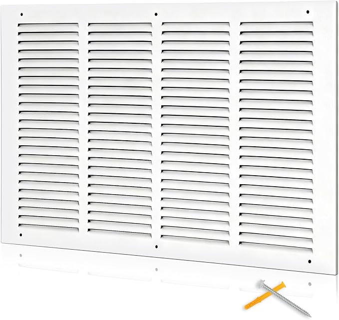 Fancat 20x12 Duct Opening | Steel Return Air Grille | Vent Cover Grill by SmarterAirBetterLiving