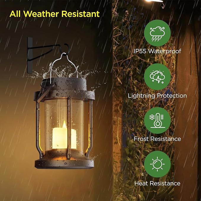Solar Lantern Outdoor & Indoor Use – Hanging Solar Lights - Image 3