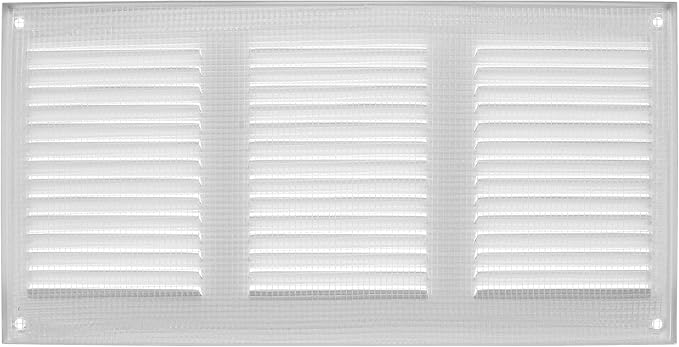 12 x 6 Inch White Galvanized Steel Return Air Register Vent Cover, AC Vent Cover - Image 9