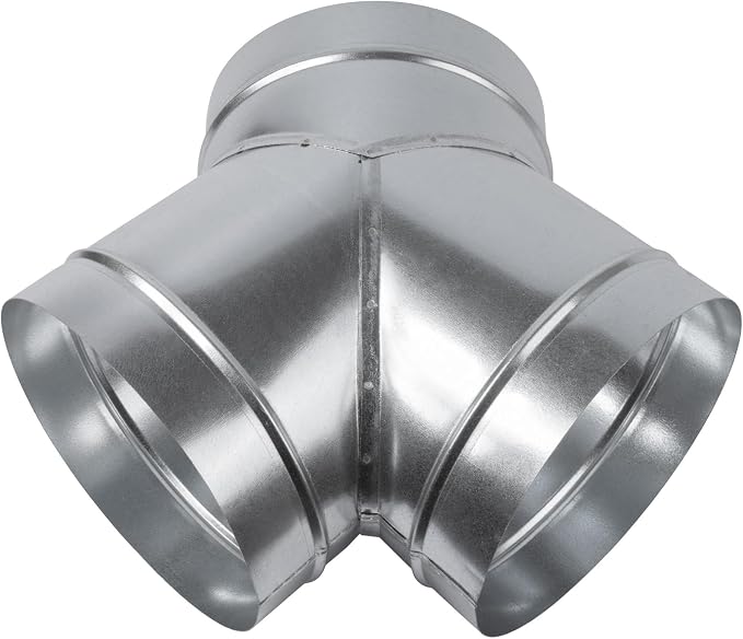 45° Degree Ø8 x 8 x 8 Inch Y Shape Duct Splitter - Image 8