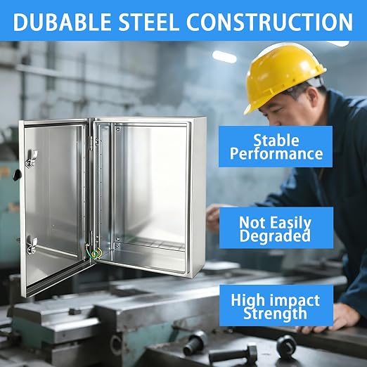 Electrical Enclosure 24x24x12, 304 Stainless Steel Enclosure IP66 Waterproof - Image 5