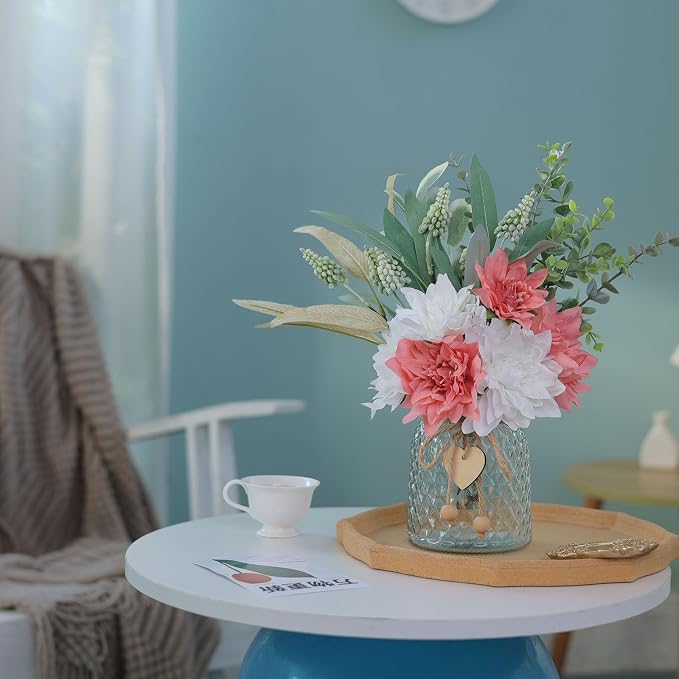 14.5" Artificial Dahlia Flowers - Image 5