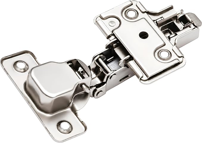 Berta 10-Pack Full Overlay Frameless Soft-Close European Hinges, 110° 3D - Image 2