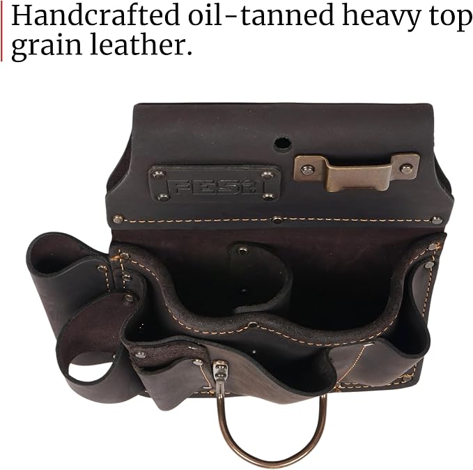FESA Leather Drywaller's Tool Pouch - Image 7