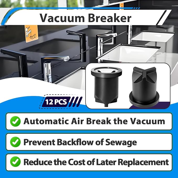 12 Pcs V-551-A Vacuum Breaker Repair Kit Compatible - Image 2