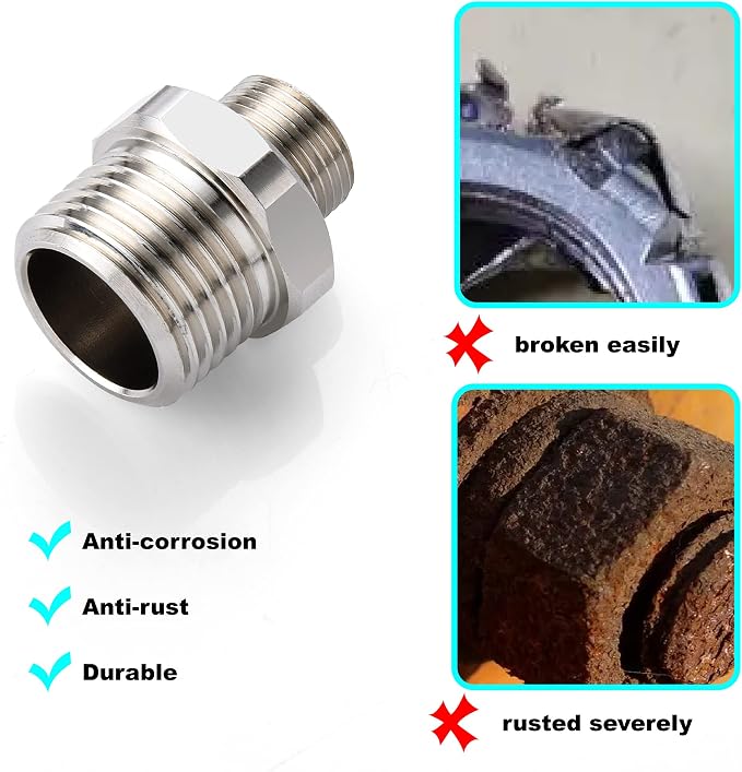1/2 to 3/8 Reducer Faucet Adapter - Image 7