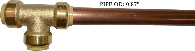 Pex fitting 3/4" Push Fit Plumbing Tee, Pex Fititng Push-to-Connect Plumbing - Image 4