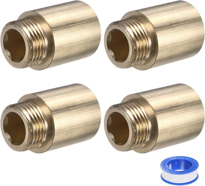 M METERXITY Shower Head Extension Arm, Brass G1/2 Male to Female Extension Pipe by MMETERXITY
