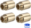M METERXITY Shower Head Extension Arm, Brass G1/2 Male to Female Extension Pipe by MMETERXITY
