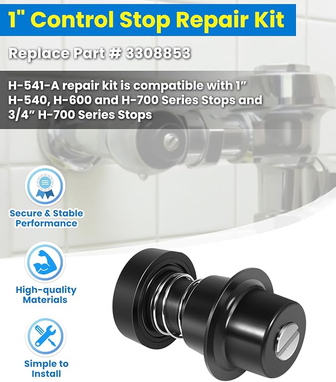 H-541-A 1" Screwdriver Control Stop Repair Kit - Image 2
