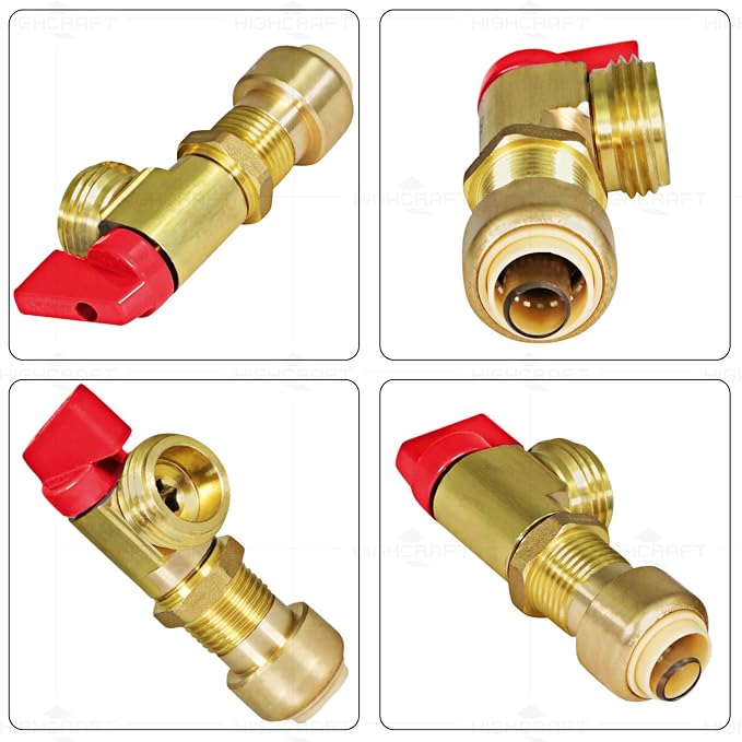 Highcraft 540V Washing Machine Replacement Valve 1/2’’ Push-Fit Inlet x 3/4’’ - Image 4