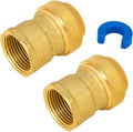 1 Inch Female Adapter, 1/2" Push Fit x 1/2" FNPT, Push-to-Connect, by SUNGATOR