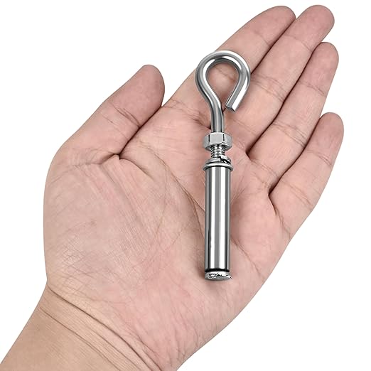 32 Pack 1/4" X 3-1/2" Expansion Eye Bolt, Concrete Eyebolt Anchors, Heavy Duty - Image 7