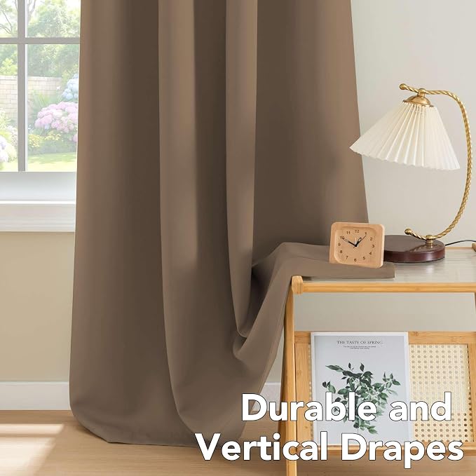 H.VERSAILTEX Blackout Curtains for Bedroom Thermal Insulated Room Darkening - Image 8