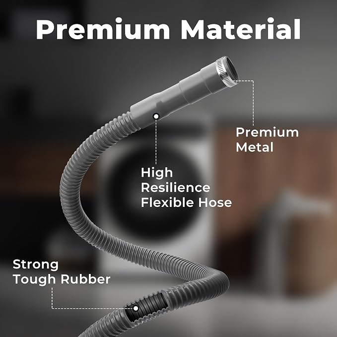 14Ft Universal Washing Machine Drain Hose Flexible Extension Hose | Flexible - Image 6
