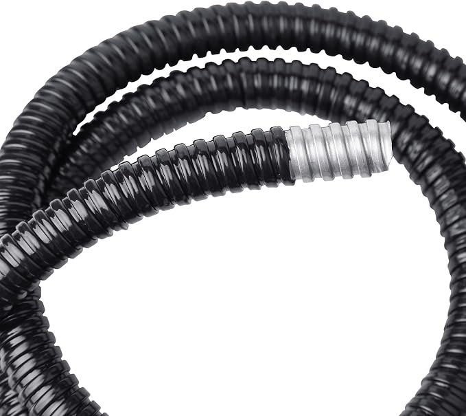 1/2 inch x 50 ft Flexible Electrical Conduit, PVC Coated Liquid-Tight - Image 3