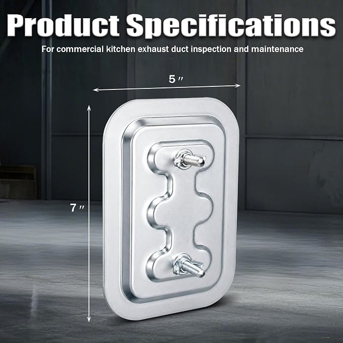 High Temperature Grease Duct Access Door 4“ x 6"| - Image 3