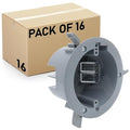 4'' Old Work Round Electrical Box, One-Gang Grey PVC Junction Box, 18 Inch by AirmontProducts