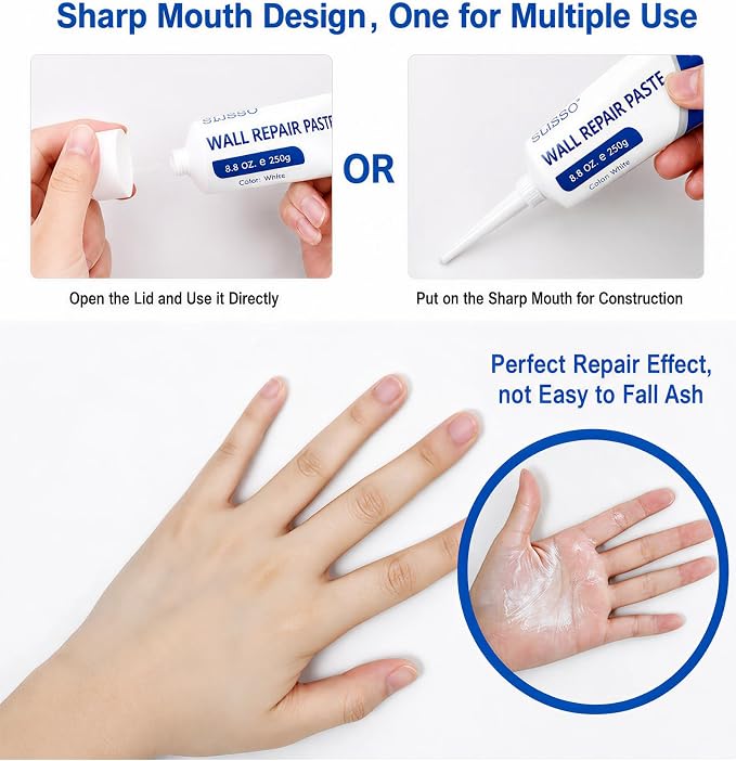 SEISSO Drywall Repair Kit, Wall Mending Agent, Patch Repair Kit - Image 6